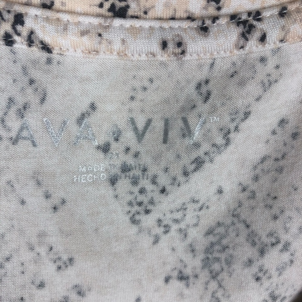NWT Ava & Viv Snake Print Tee Top 2X - Picture 5 of 10